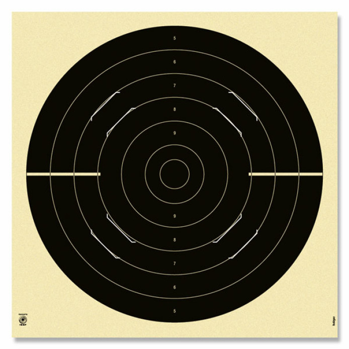 Pistolskive Duel 25m ISSF (125 stk)